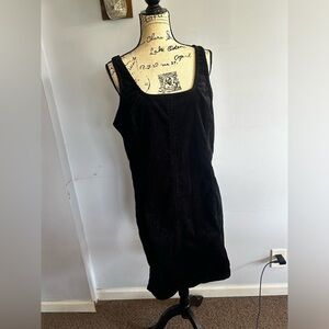 SO MIDI dress corduroy stretch casual school academia